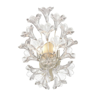 Celene 17'' High 2-Light Sconce - Aged Silver