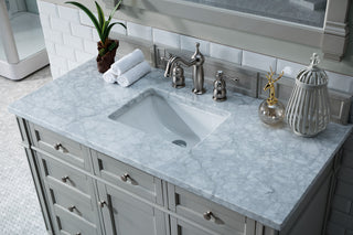 48 Inch Brittany Freestanding Vanity in Urban Gray / Carrara White Top