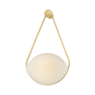 BLAINA Wall Sconce with AGED BRASS Finish