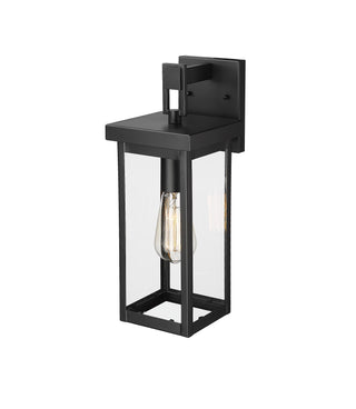 Barkeley 1-Light Outdoor Wall Sconce Powder Coated Black