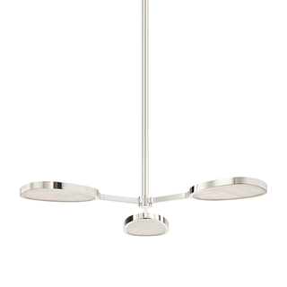 Patras Chandelier In Burnished Nickel Finish