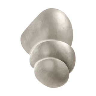 AKEMI Wall Sconce In WARM SILVER LEAF Finish