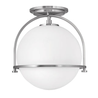 Somerset Small Semi-flush Mount In Brushed Nickel Finish