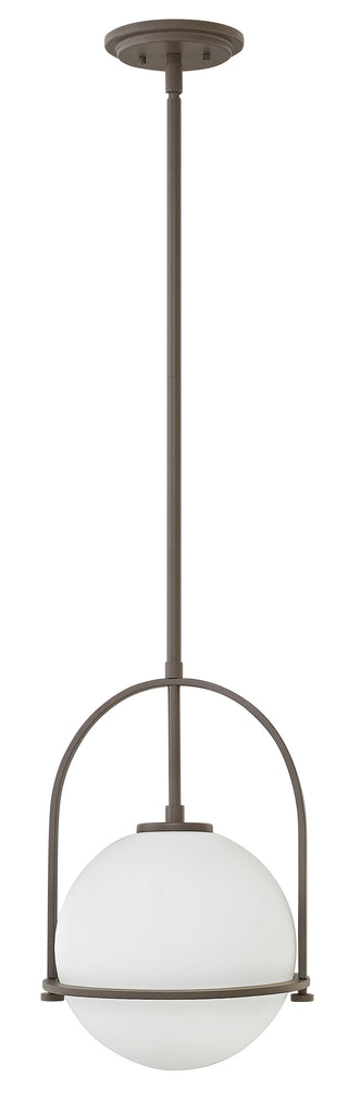 Somerset Small Pendant In Dark Bronze Finish