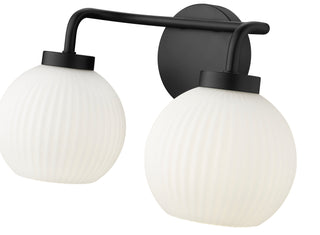 Oprah 2-Light Vanity Matte Black