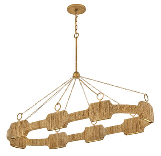 Raffi Large LED Linear In Gold Finish