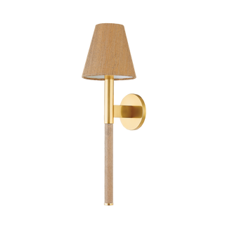 LINDENWOOD Wall Sconce with Aged Brass Finish