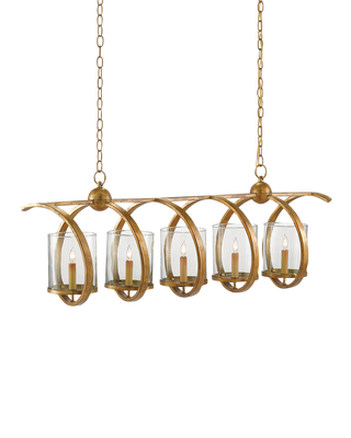 Maximus Medium Gold Chandelier