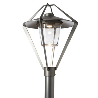 Stellar Post Light Coastal Burnished Steel / Clear Glass (ZM)