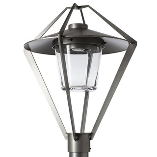 Stellar Post Light Coastal Burnished Steel / Clear Glass (ZM)