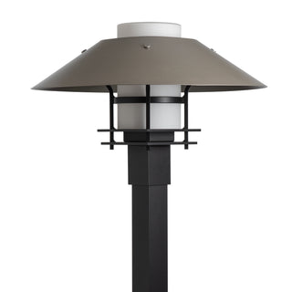 Henry Outdoor Post Light Coastal Black / Coastal Burnished Steel / Opal Glass (GG)