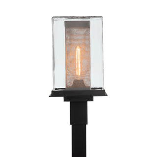 Polaris Outdoor Post Light Coastal Black / Coastal Silver / Clear Glass (ZM)