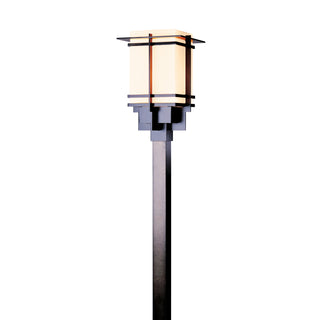 Tourou Large Outdoor Post Light Coastal Black / Opal Glass (GG)