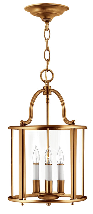 Gentry Medium Single Tier In Dark Brass Finish