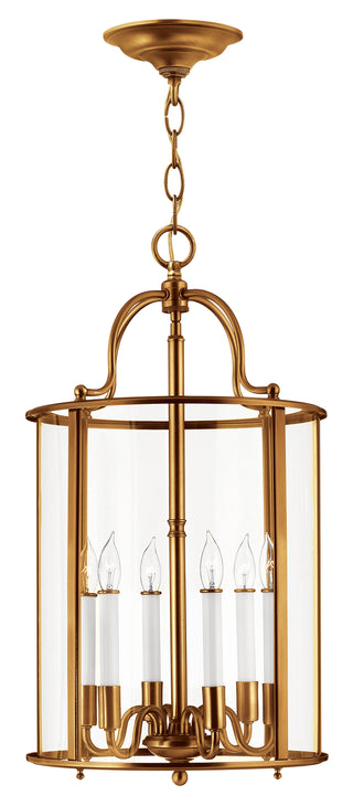 Gentry Medium Single Tier In Dark Brass Finish