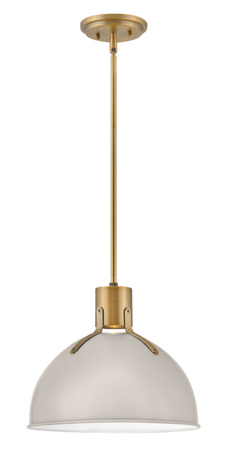 Argo Medium Pendant In White Finish