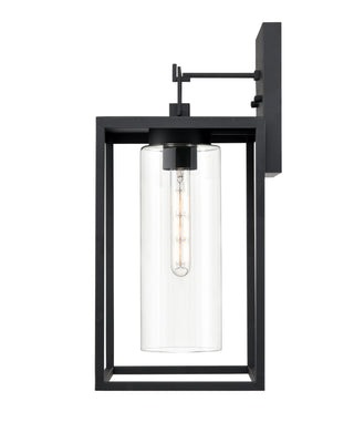 Ellway 1-Light Outdoor Wall Sconce Textured Black