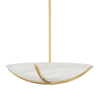 Wheatley Pendant with Aged Brass Finish