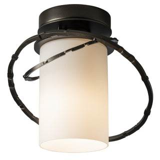 Olympus Outdoor Semi-Flush Coastal Oil Rubbed Bronze / Opal Glass (GG)