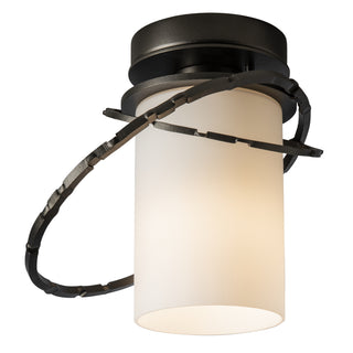 Olympus Outdoor Semi-Flush Coastal Oil Rubbed Bronze / Opal Glass (GG)