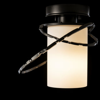 Olympus Outdoor Semi-Flush Coastal Oil Rubbed Bronze / Opal Glass (GG)