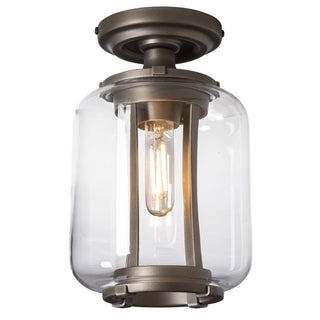 Fairwinds Outdoor Semi-Flush Coastal Oil Rubbed Bronze / Clear Glass (ZM)