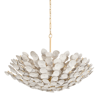 AIMI Chandelier In Vintage Gold Leaf Finish