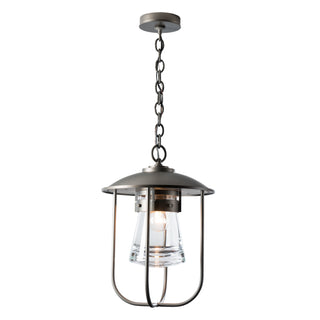 Erlenmeyer Outdoor Pendant Coastal Dark Smoke / Clear Glass (ZM)