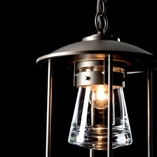 Erlenmeyer Outdoor Pendant Coastal Dark Smoke / Clear Glass (ZM)