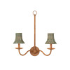 Bell Light Teal Chandelier Shade