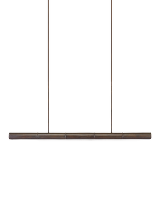 Lyon Large Bronze Linear Chandelier