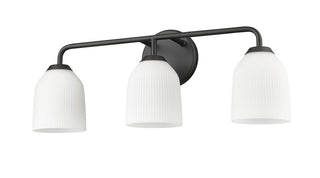 Norah 3-Light Vanity Matte Black