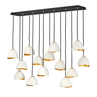 Nula Medium Fourteen Light Linear In White Finish