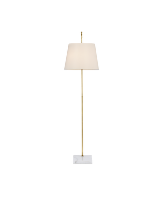 Cloister Medium Brass Floor Lamp