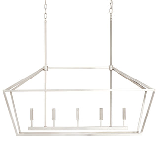 5-Light Island Satin Nickel