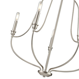 Senoia 5-Light Chandelier Ceiling Light Brushed Nickel