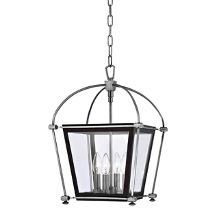 Hollis Lantern with Polished Nickel Finish