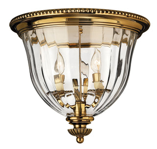 Cambridge Medium Flush Mount In Gold Finish