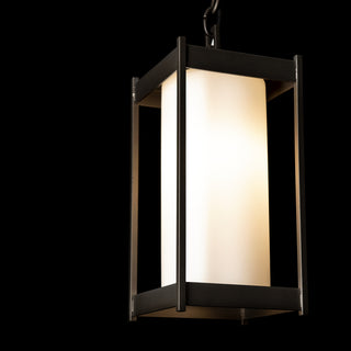 Cela Medium Outdoor Lantern Coastal Black / Opal Glass (GG)