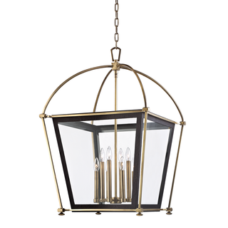 Hollis Lantern Aged Brass