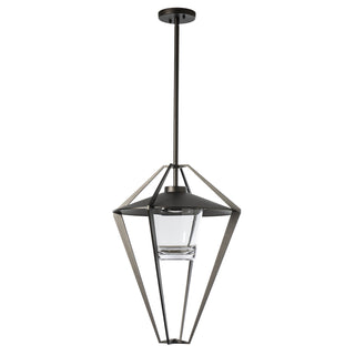 Stellar Large Outdoor Pendant/Semi-Flush Coastal Oil Rubbed Bronze / Clear Glass (ZM) / MULTIPLE