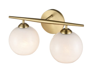 Kimorra 2-Light Vanity Vintage Brass