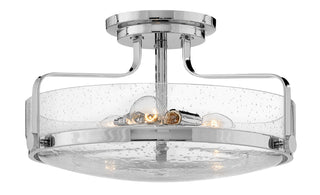 Harper Medium Semi-Flush Mount In Chrome Finish