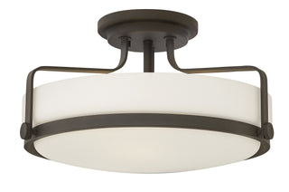 Harper Medium Semi-Flush Mount in Oil Rubbed Bronze
