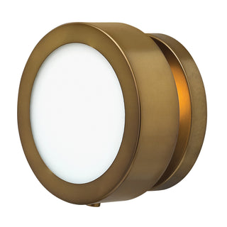 Mercer Small Adjustable Single Light Sconce In Light Brass Finish