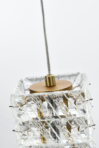 Aston 16 inch LED Pendant in Satin Gold
