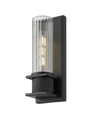 1-Light Wall Sconce Matte Black