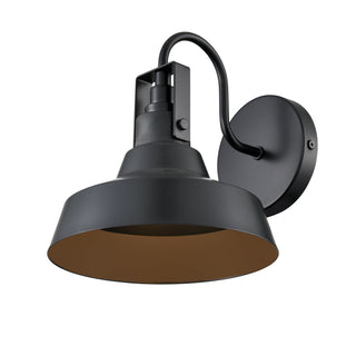 Axell 1-Light Outdoor Wall Sconce Powder Coated Black