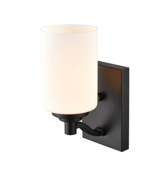 Durham 1-Light Wall Sconce Matte Black