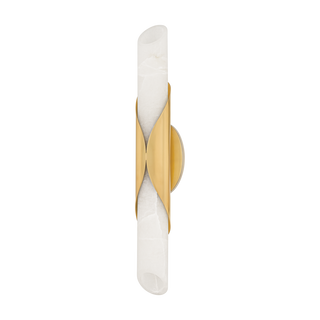 CAMILLA Wall Sconce In VINTAGE POLISHED BRASS Finish